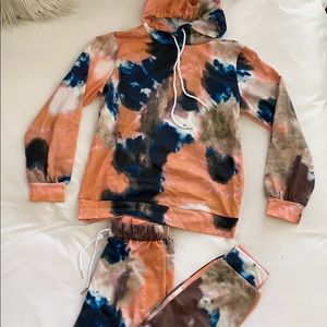TIE DYE MATCHING SET